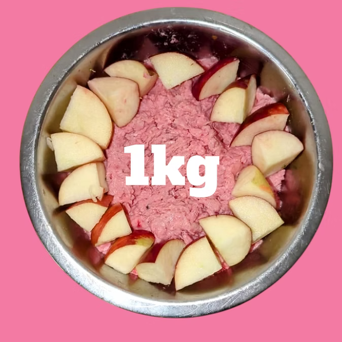 turkey and apple northern raw 1kg