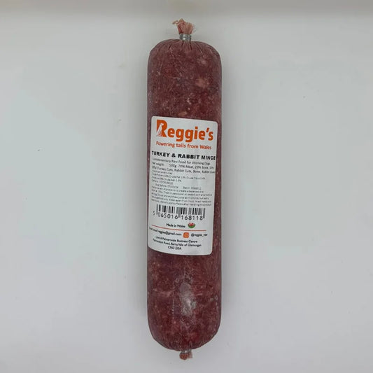 Reggies Turkey & Rabbit Mince 500g