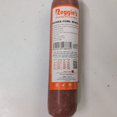 Reggie's Guinea Fowl Mince 500g
