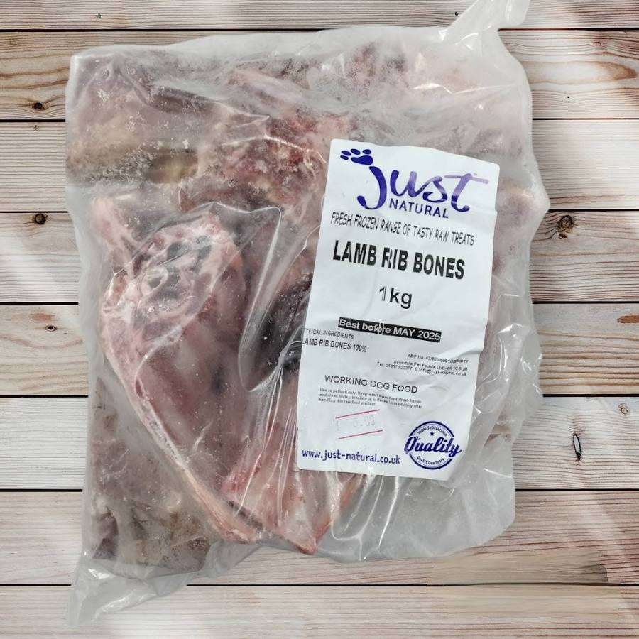 Just Natural Raw Meaty Pork Ribs 1kg